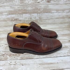 Salvatore Ferragamo Lavorazione Tramezza Oxford Cap Toe Shoes Men's Size 6.5EE